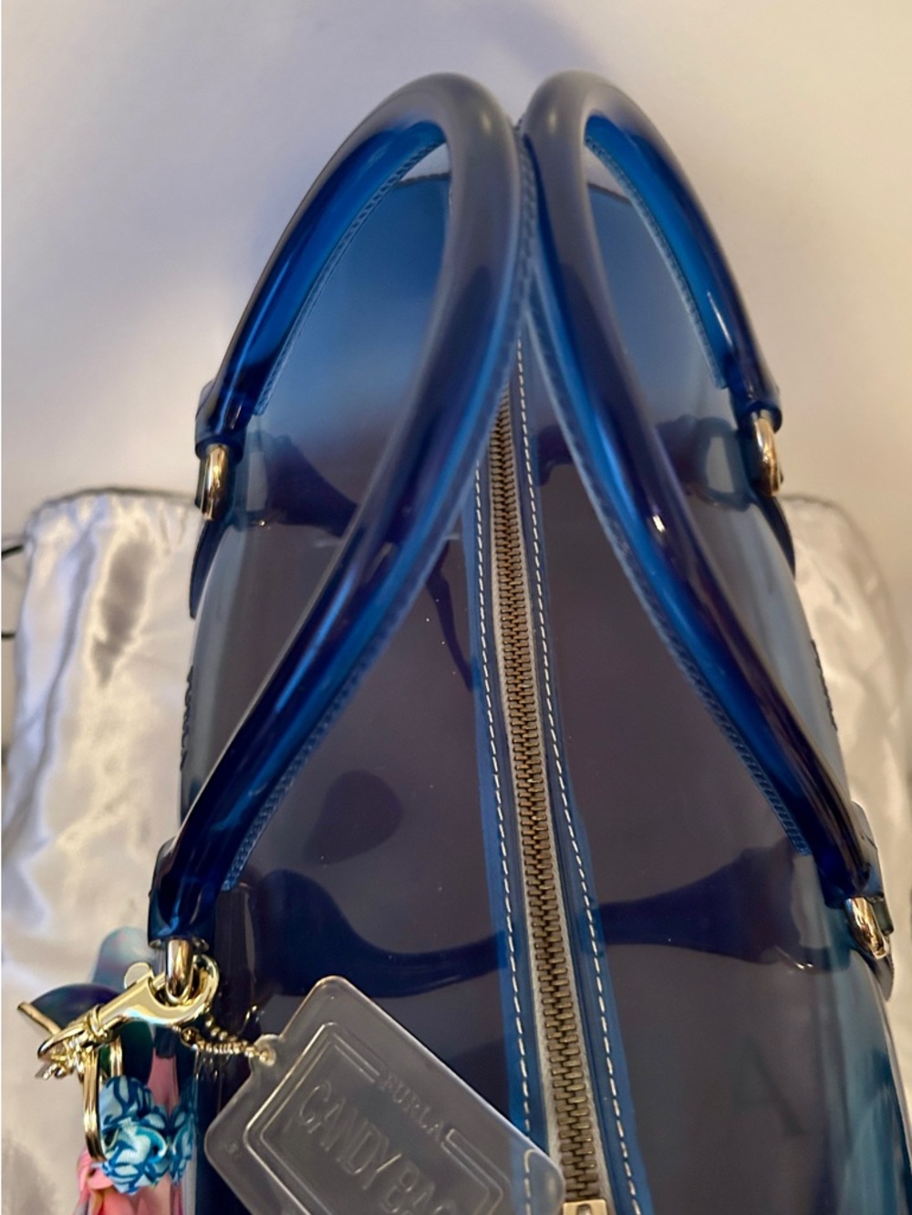 Furla Candy Bag, specifically a limited edition sunset or ombre. Charm and Dusty - Picture 8 of 13
